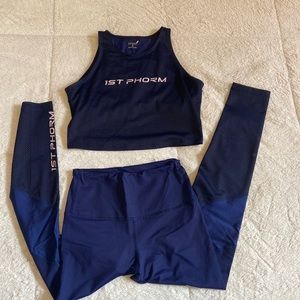 1st Phorm workout set Small navy blue